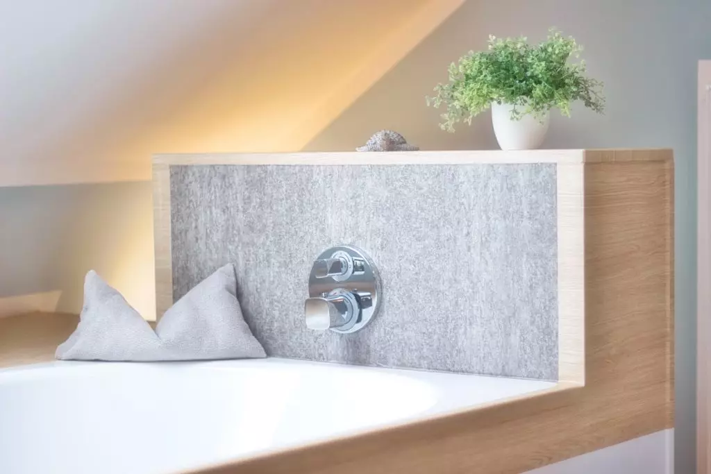 Badewanne foliert